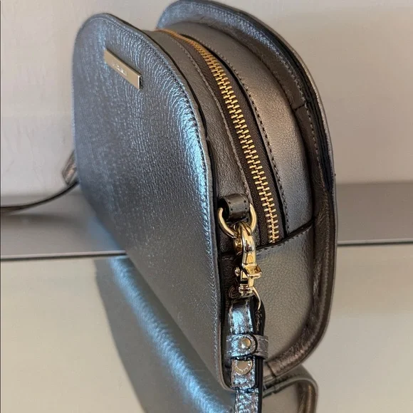 🆕 BRAHMIN Leah Anthracite Moonlit Crossbody Bag Genuine Leather - Picture 5 of 16